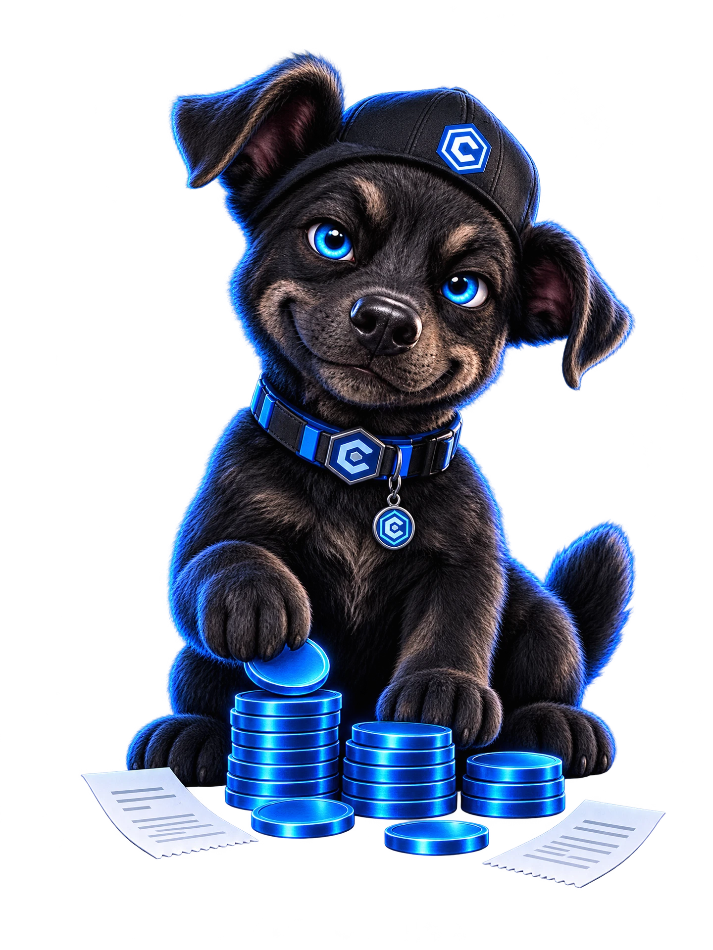A CronosDog counting coins and receipts
